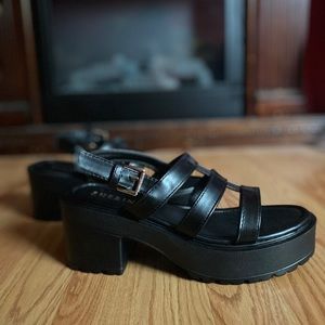 Strappy babydoll sandals